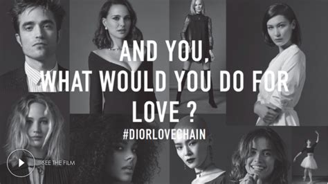 what would you do for love dior|love Dior banks.